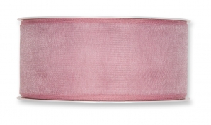 Dekoband Organza altrosa 40mm50m