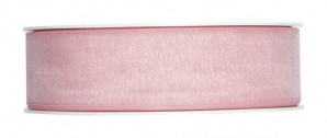 Dekoband Organza rosa 25mm50m