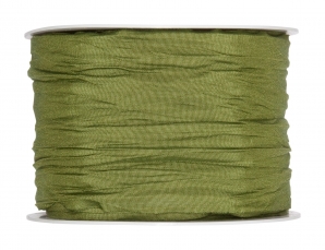 Plissee Taft grün-moosgrün 60mm10m