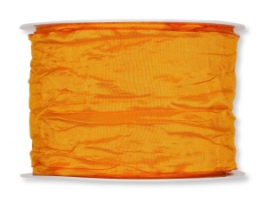 Plissee Taft orange 60mm10m