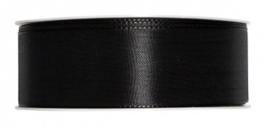 Satinband schwarz 40mm x 50m