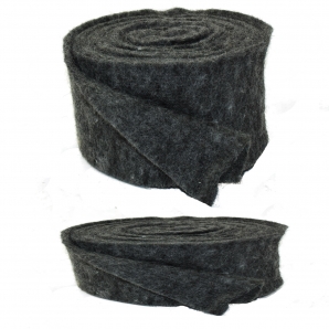Wollband Lehner Wolle grau-anthrazit in 2 Größen