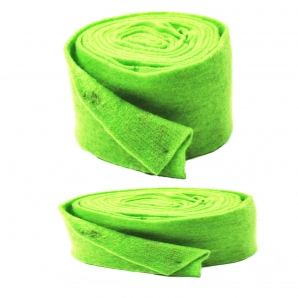 Wollvlies Topfband Lehner Wolle grün-lindgrün in 2 Größen