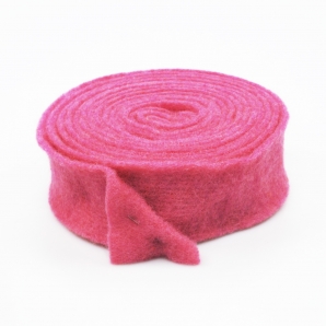 Wollvlies Topfband Lehner Wolle pink 7,5cm5m