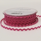 Litze Dekoband Zackenlitze pink 6mm20m