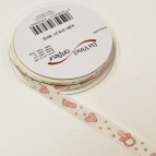 Dekoband rosa Schnuller 15mm15m