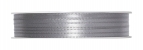 Doppel Satinband grau 03mm x 50m