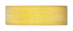 Dekoband Organza gelb 25mm50m