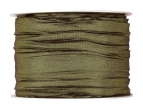 Plissee Taft grün-dunkles olivgrün 60mm10m