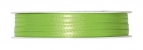 Doppel Satinband hellgrün 3mm x 50m