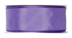 Satinband - Drahtkante lila 40mm x 25m