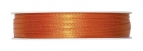 Doppel Satinband orange 3mm x 50m