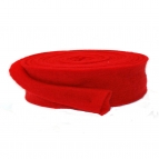 Wollband Lehner Wolle rot 7,5cm5m