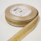 Weihnachtsband gold 25mm20m