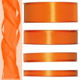 Satinband orange 50m in verschiedenen Größen