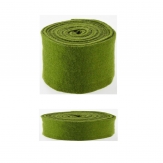 Wollband Lehner Wolle grün-moosgrün in 2 Größen
