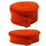 Wollband Lehner Wolle orange-orange in 2 Größen