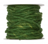 Wollschnur Wollband grün 5mm10m