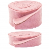 Wollband Lehner Wolle rosa in zwei Größen