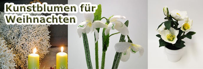 Kunstblumen & künstliche Tanne Kunstblumen & künstliche Tanne